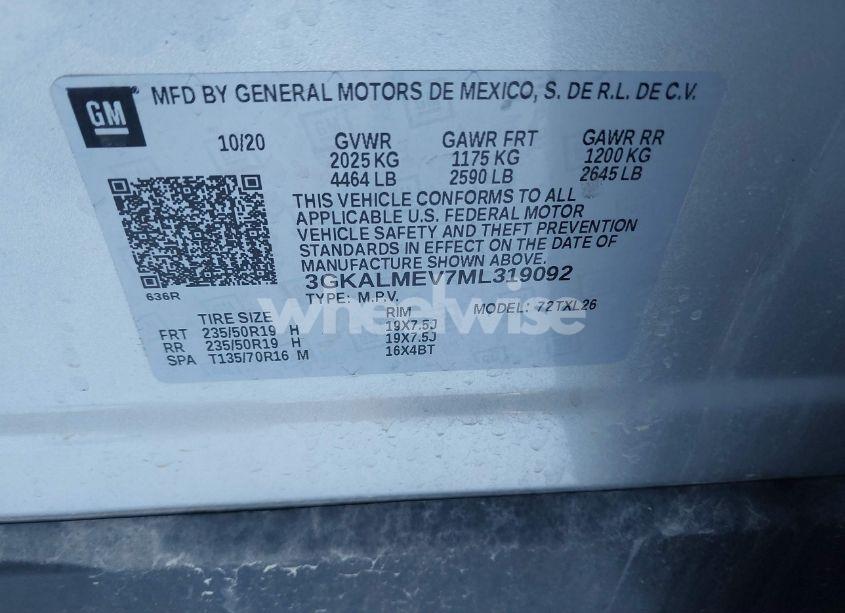 Photo 9 of 2021 Gmc Terrain FWD SLE (VIN 3GKALMEV7ML319092)