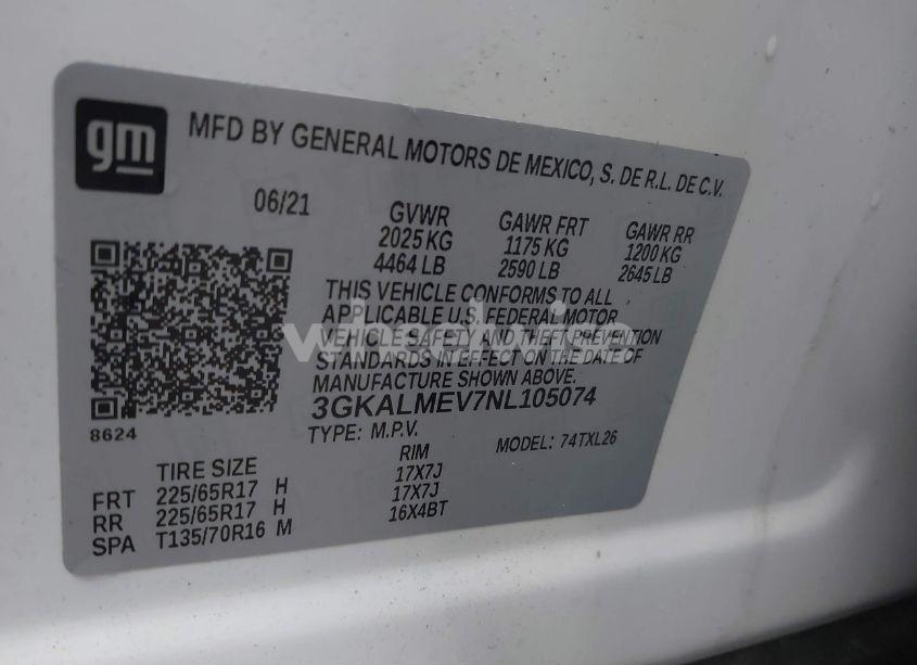 Photo 9 of 2022 Gmc Terrain FWD SLE (VIN 3GKALMEV7NL105074)