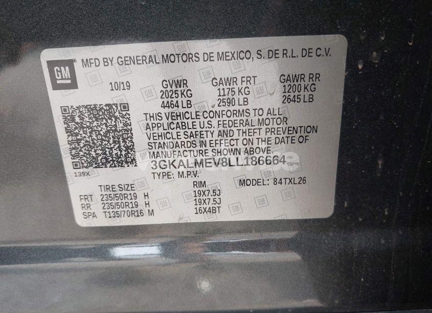 Photo 9 of 2020 Gmc Terrain FWD SLE (VIN 3GKALMEV8LL186664)