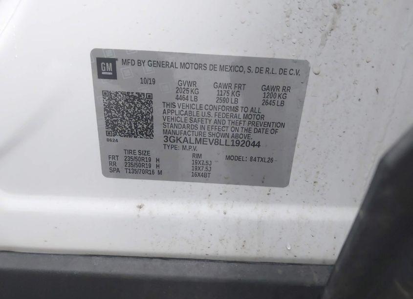 Photo 9 of 2020 Gmc Terrain FWD SLE (VIN 3GKALMEV8LL192044)