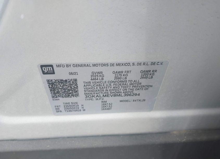 Photo 9 of 2021 Gmc Terrain FWD SLE (VIN 3GKALMEV8ML396294)