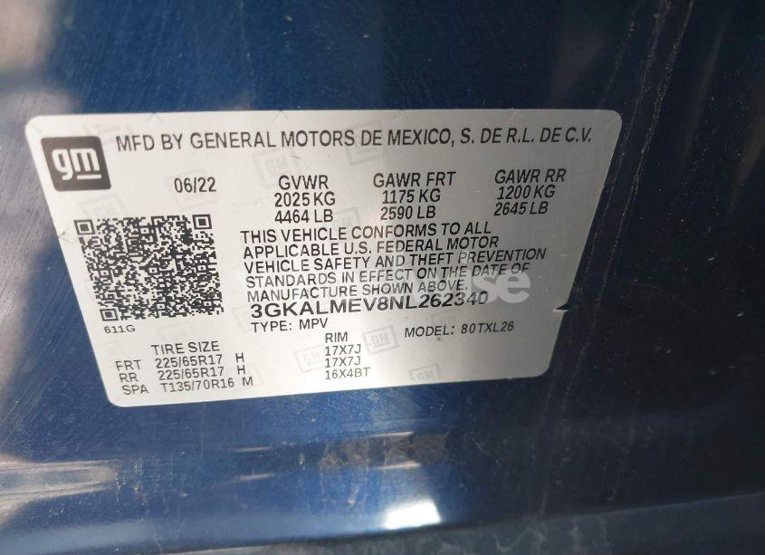 Photo 9 of 2022 Gmc Terrain FWD SLE (VIN 3GKALMEV8NL262340)