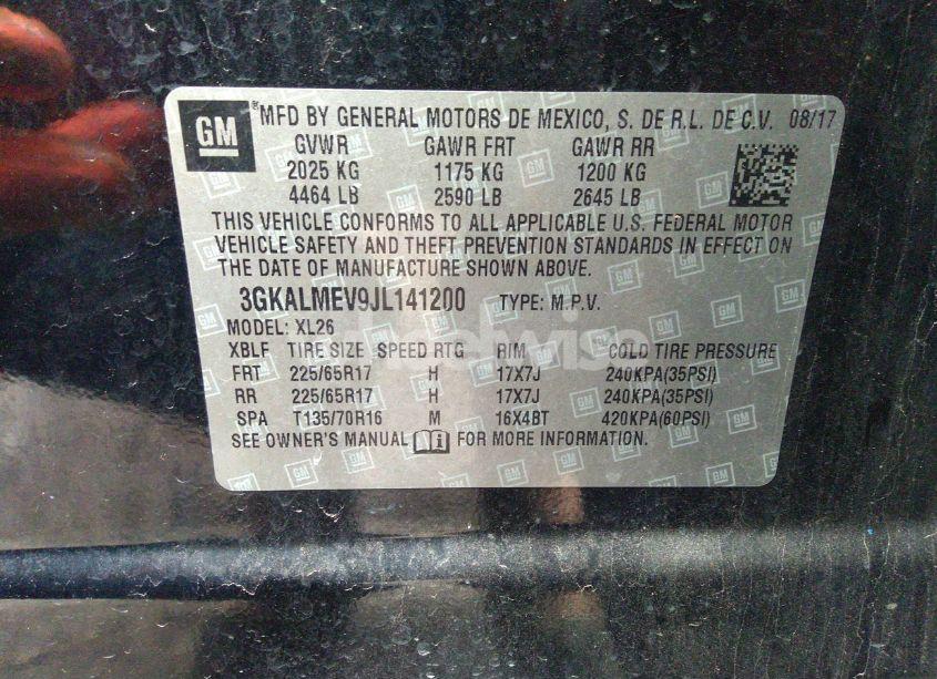 Photo 9 of 2018 Gmc Terrain SLE (VIN 3GKALMEV9JL141200)