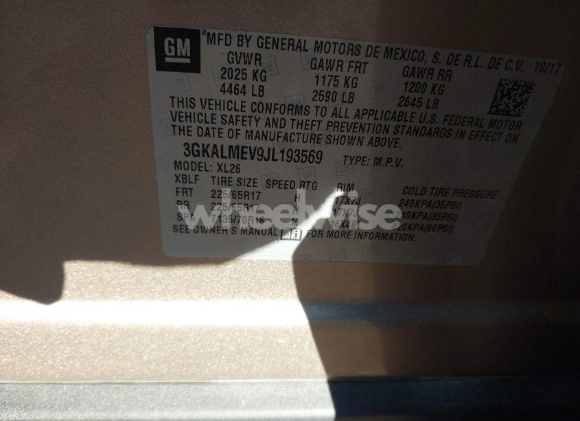 Photo 9 of 2018 Gmc Terrain SLE (VIN 3GKALMEV9JL193569)