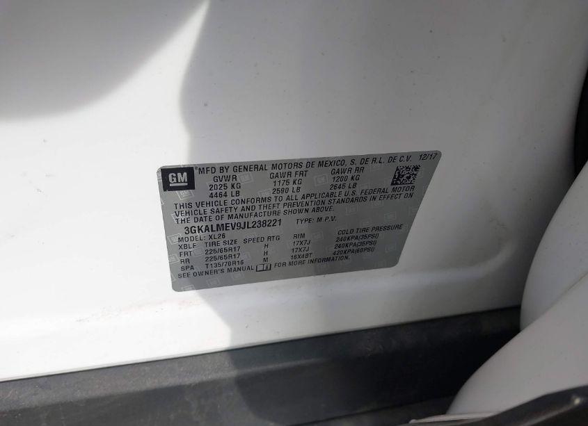 Photo 9 of 2018 Gmc Terrain SLE (VIN 3GKALMEV9JL238221)