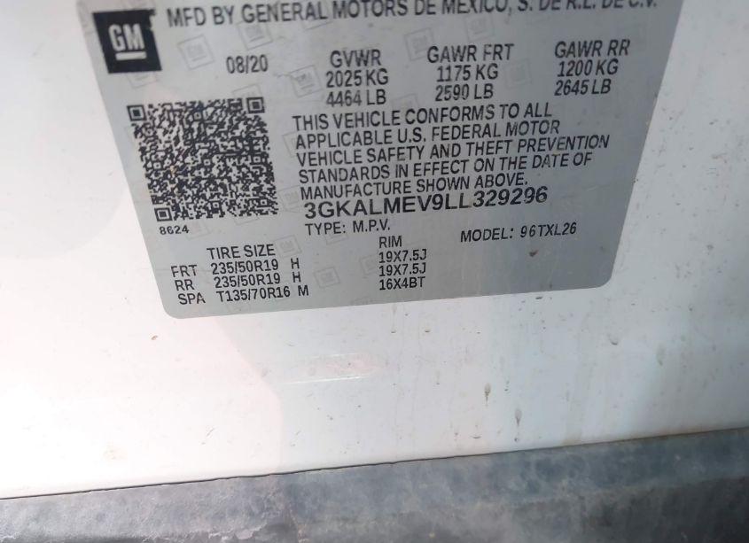 Photo 9 of 2020 Gmc Terrain FWD SLE (VIN 3GKALMEV9LL329296)