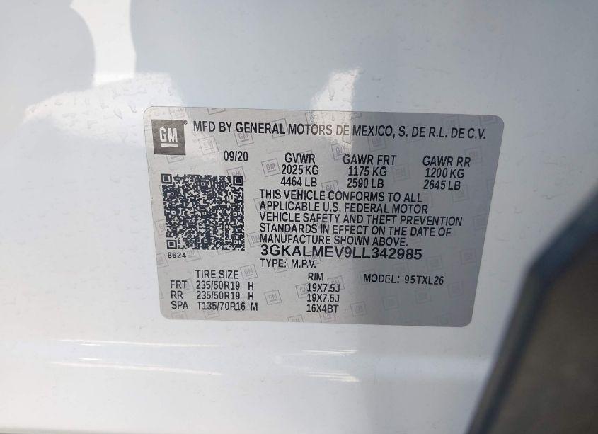 Photo 9 of 2020 Gmc Terrain FWD SLE (VIN 3GKALMEV9LL342985)