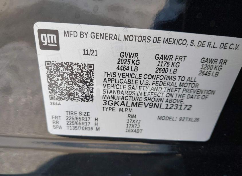 Photo 9 of 2022 Gmc Terrain FWD SLE (VIN 3GKALMEV9NL123172)