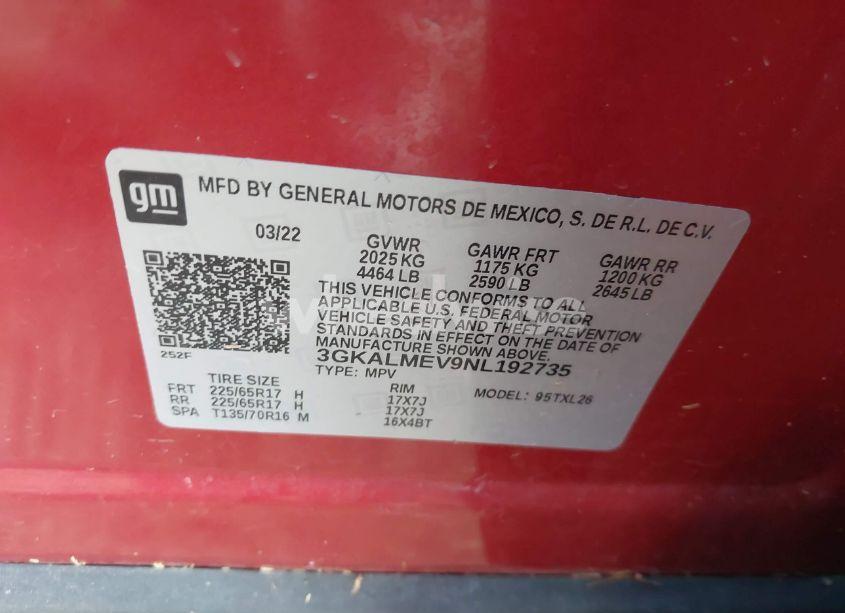 Photo 9 of 2022 Gmc Terrain FWD SLE (VIN 3GKALMEV9NL192735)