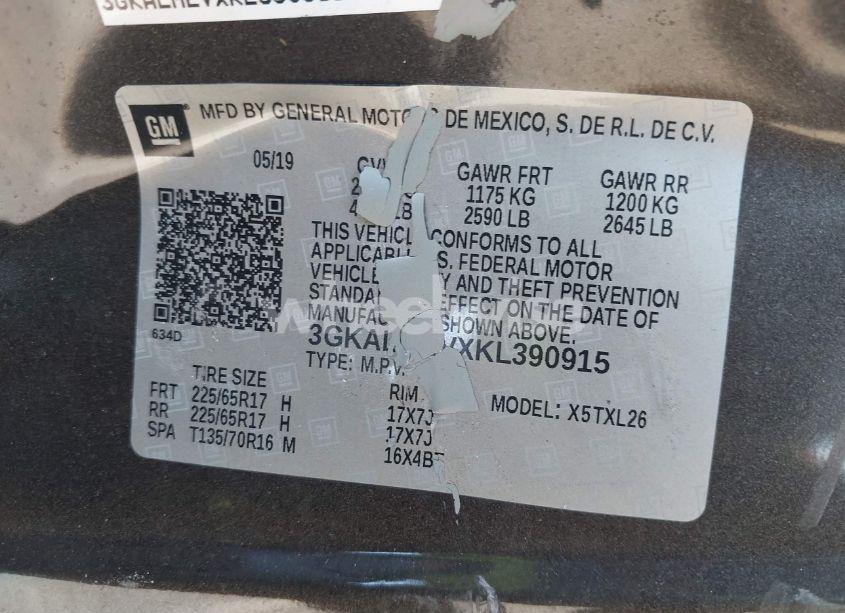 Photo 9 of 2019 Gmc Terrain SLE (VIN 3GKALMEVXKL390915)