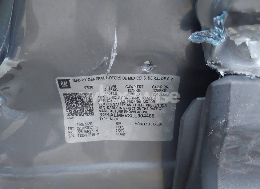 Photo 9 of 2020 Gmc Terrain FWD SLE (VIN 3GKALMEVXLL304486)