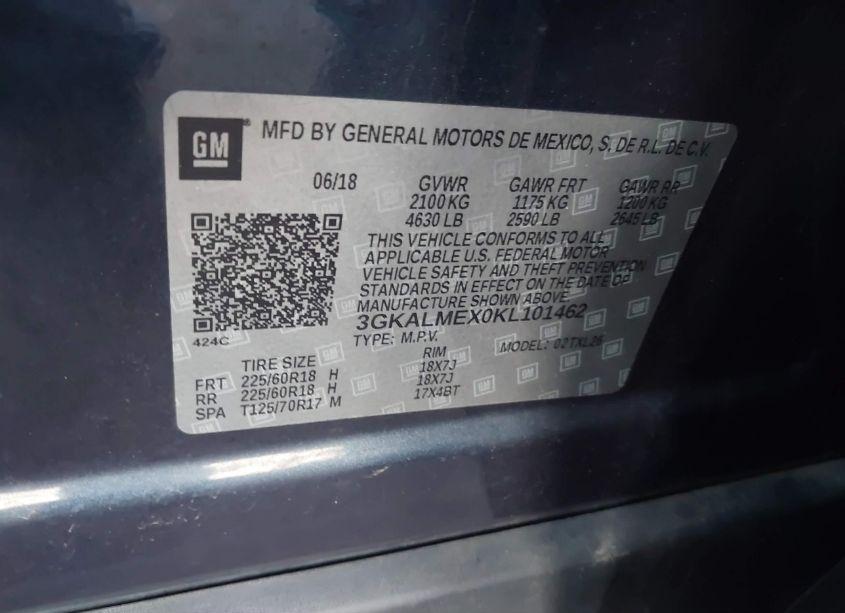 Photo 9 of 2019 Gmc Terrain SLE (VIN 3GKALMEX0KL101462)