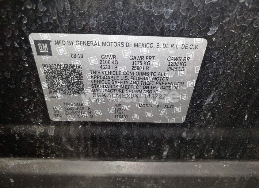 Photo 9 of 2019 Gmc Terrain SLE (VIN 3GKALMEX0KL143727)