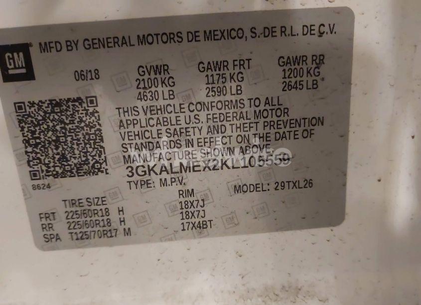 Photo 9 of 2019 Gmc Terrain SLE (VIN 3GKALMEX2KL105559)