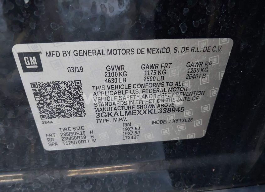Photo 9 of 2019 Gmc Terrain SLE (VIN 3GKALMEXXKL338945)