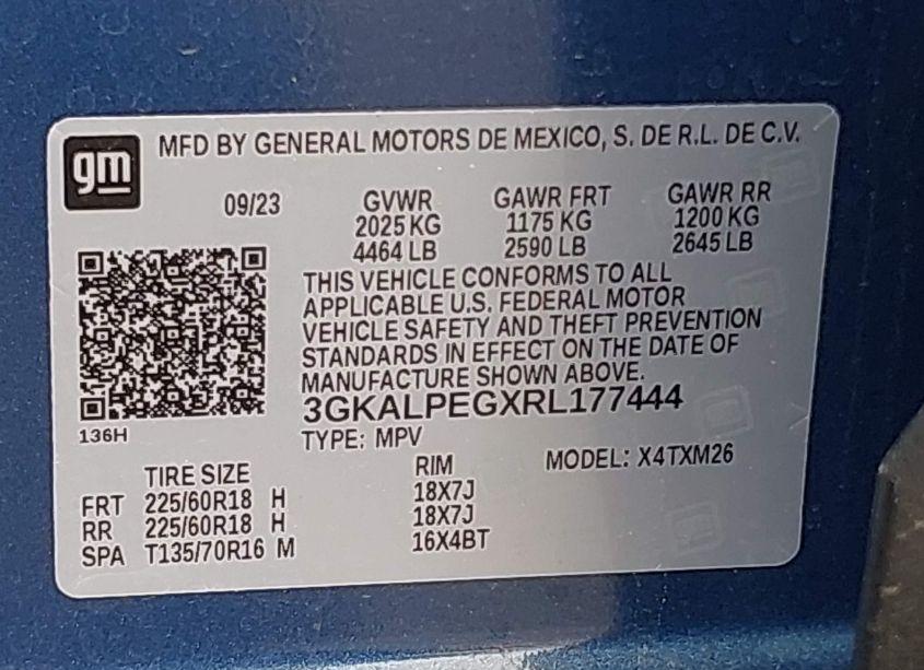 Photo 9 of 2024 Gmc Terrain FWD SLT (VIN 3GKALPEGXRL177444)