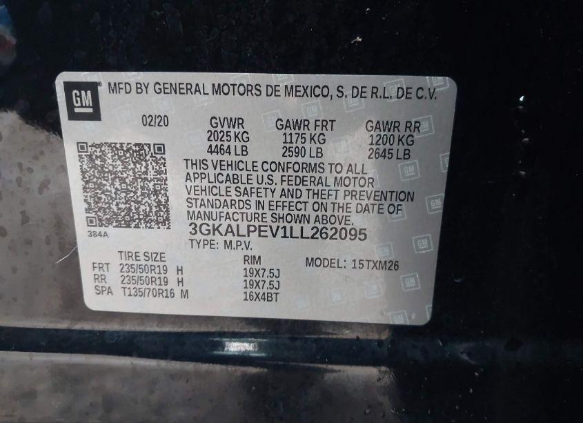 Photo 9 of 2020 Gmc Terrain FWD SLT (VIN 3GKALPEV1LL262095)