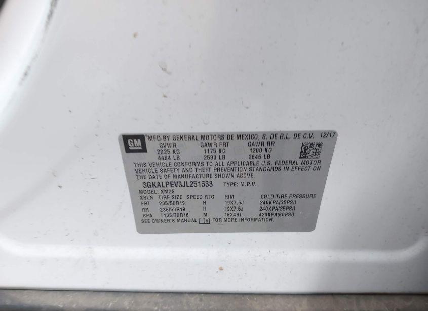 Photo 9 of 2018 Gmc Terrain SLT (VIN 3GKALPEV3JL251533)