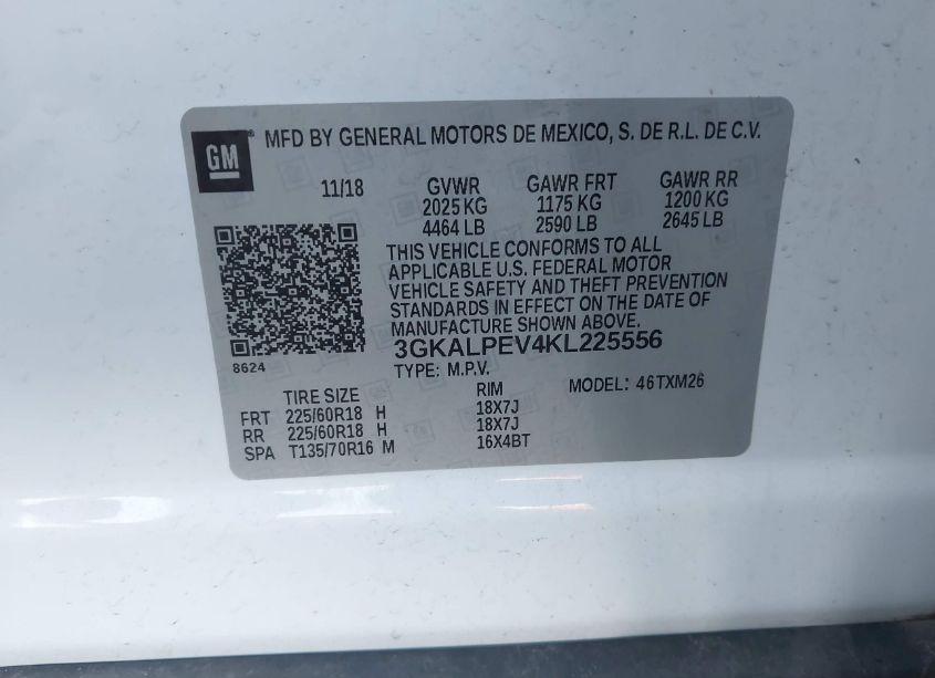 Photo 9 of 2019 Gmc Terrain SLT (VIN 3GKALPEV4KL225556)