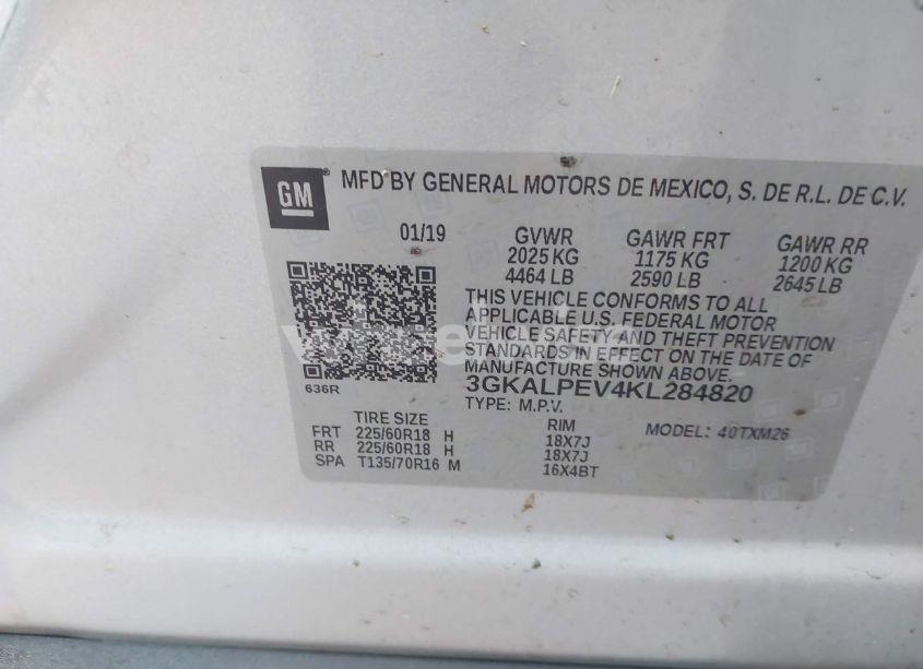 Photo 9 of 2019 Gmc Terrain SLT (VIN 3GKALPEV4KL284820)