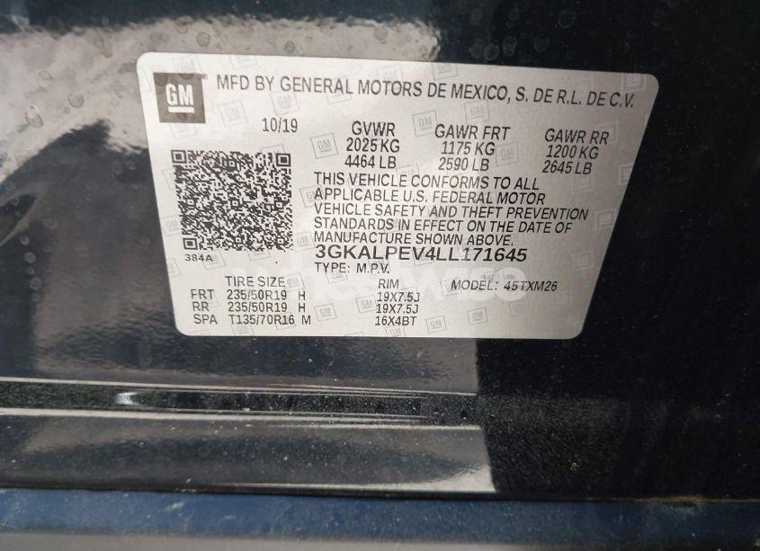 Photo 8 of 2020 Gmc Terrain FWD SLT (VIN 3GKALPEV4LL171645)