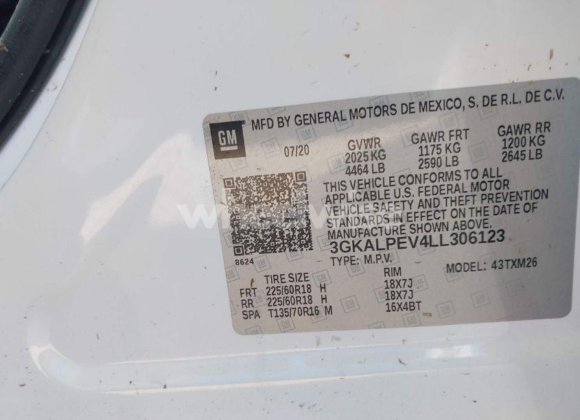 Photo 9 of 2020 Gmc Terrain FWD SLT (VIN 3GKALPEV4LL306123)