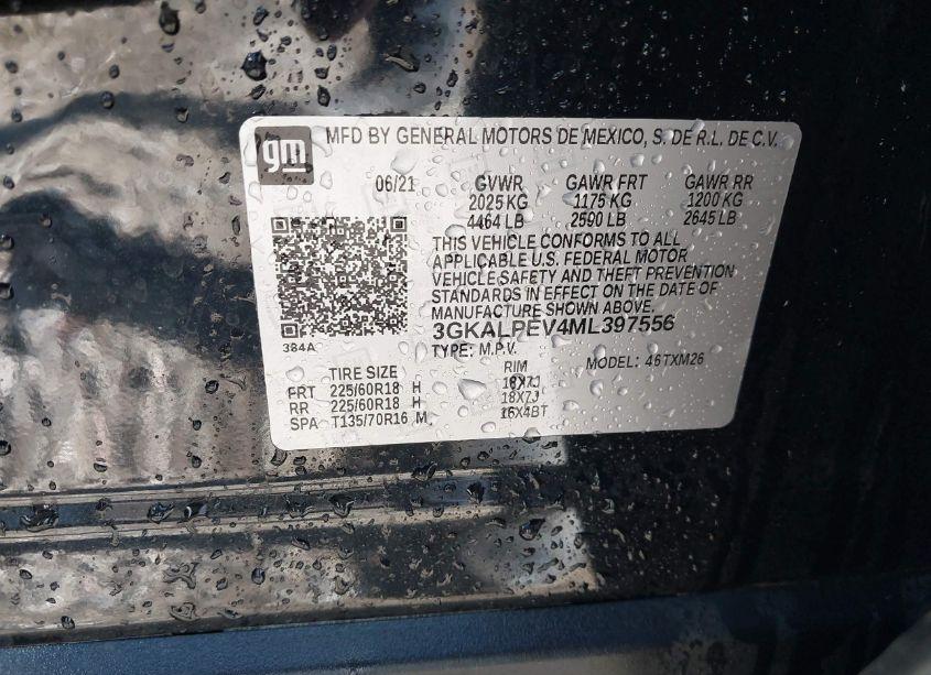 Photo 9 of 2021 Gmc Terrain FWD SLT (VIN 3GKALPEV4ML397556)