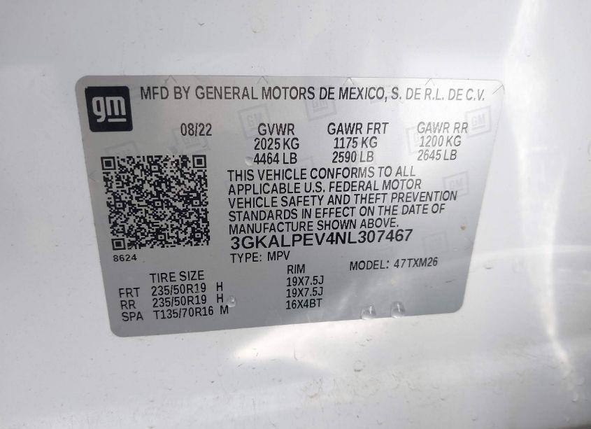 Photo 9 of 2022 Gmc Terrain FWD SLT (VIN 3GKALPEV4NL307467)