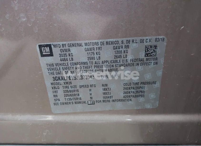 Photo 9 of 2018 Gmc Terrain SLT (VIN 3GKALPEV5JL323543)