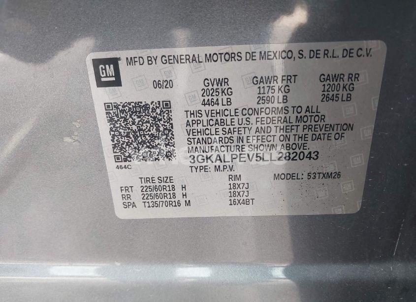 Photo 9 of 2020 Gmc Terrain FWD SLT (VIN 3GKALPEV5LL282043)