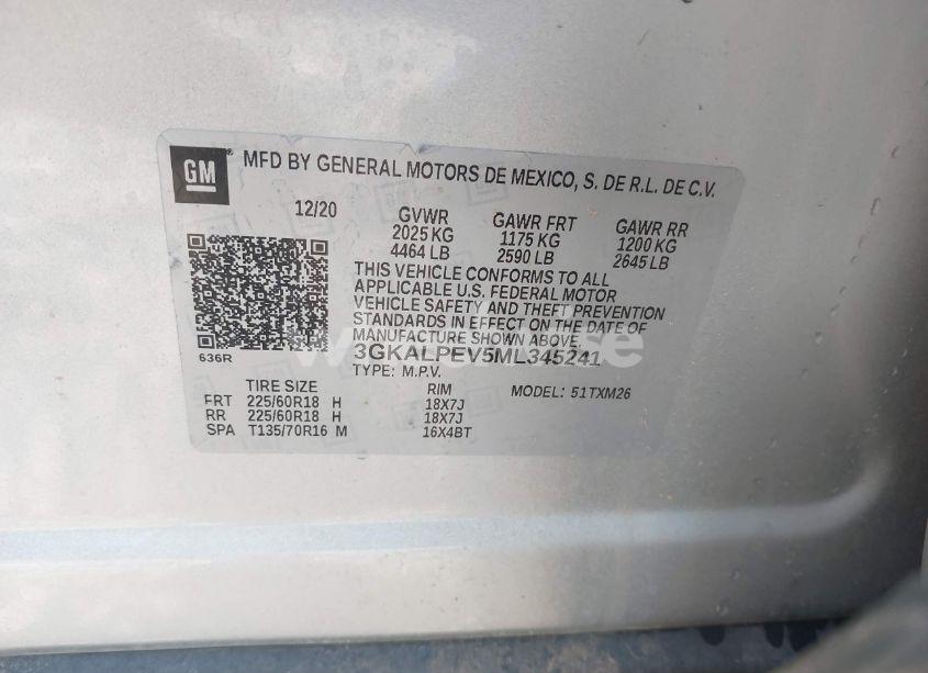 Photo 9 of 2021 Gmc Terrain FWD SLT (VIN 3GKALPEV5ML345241)