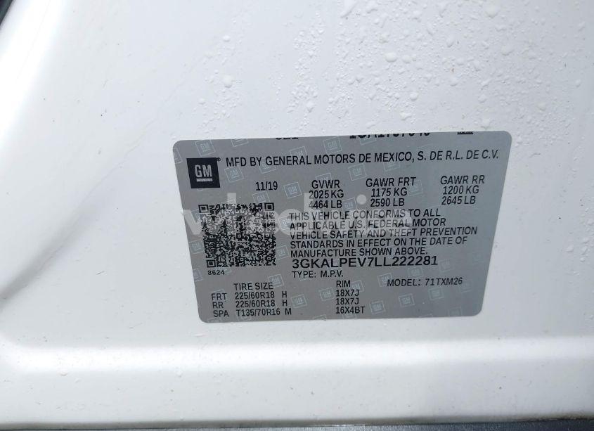 Photo 9 of 2020 Gmc Terrain FWD SLT (VIN 3GKALPEV7LL222281)