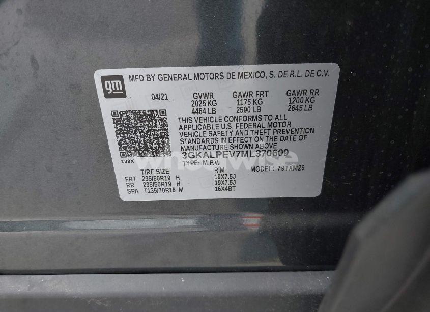Photo 9 of 2021 Gmc Terrain FWD SLT (VIN 3GKALPEV7ML370609)