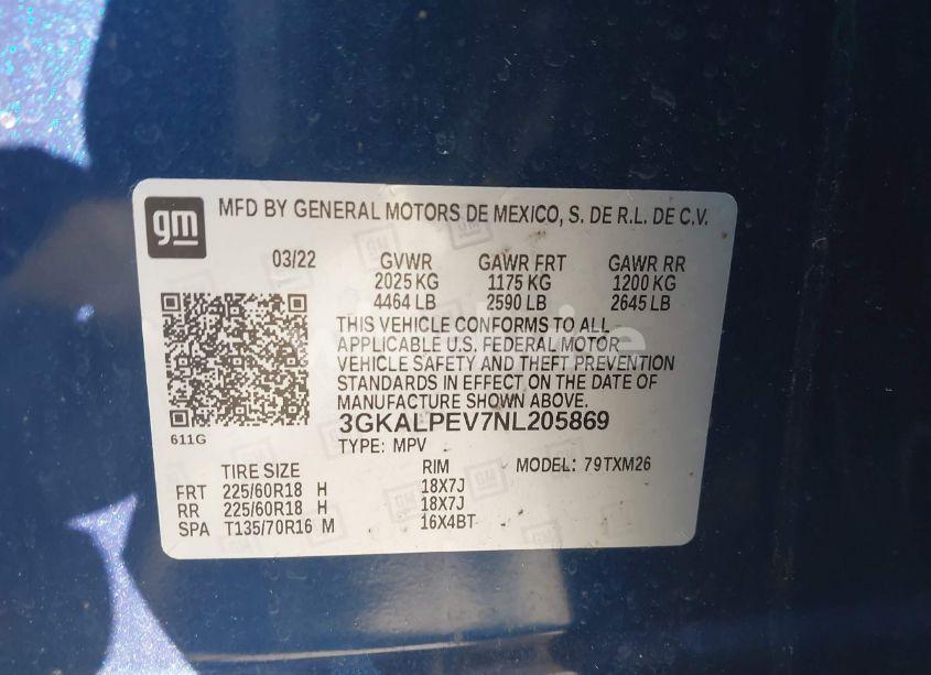 Photo 9 of 2022 Gmc Terrain FWD SLT (VIN 3GKALPEV7NL205869)