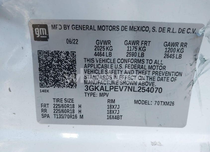 Photo 9 of 2022 Gmc Terrain FWD SLT (VIN 3GKALPEV7NL254070)