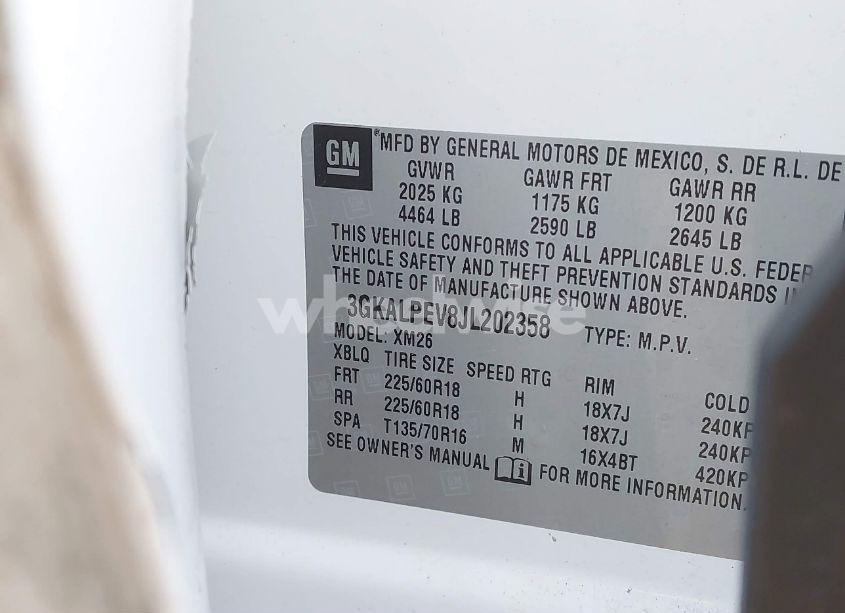 Photo 9 of 2018 Gmc Terrain SLT (VIN 3GKALPEV8JL202358)