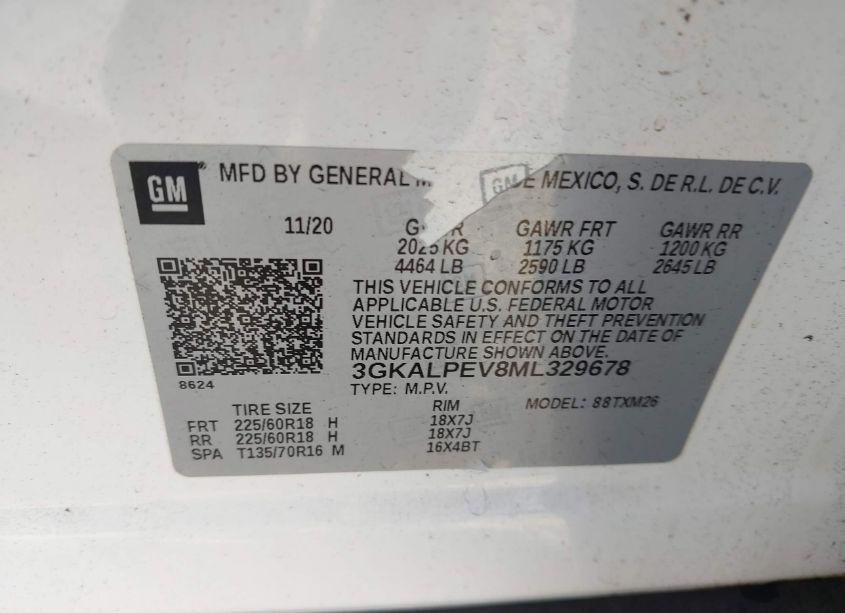 Photo 9 of 2021 Gmc Terrain FWD SLT (VIN 3GKALPEV8ML329678)