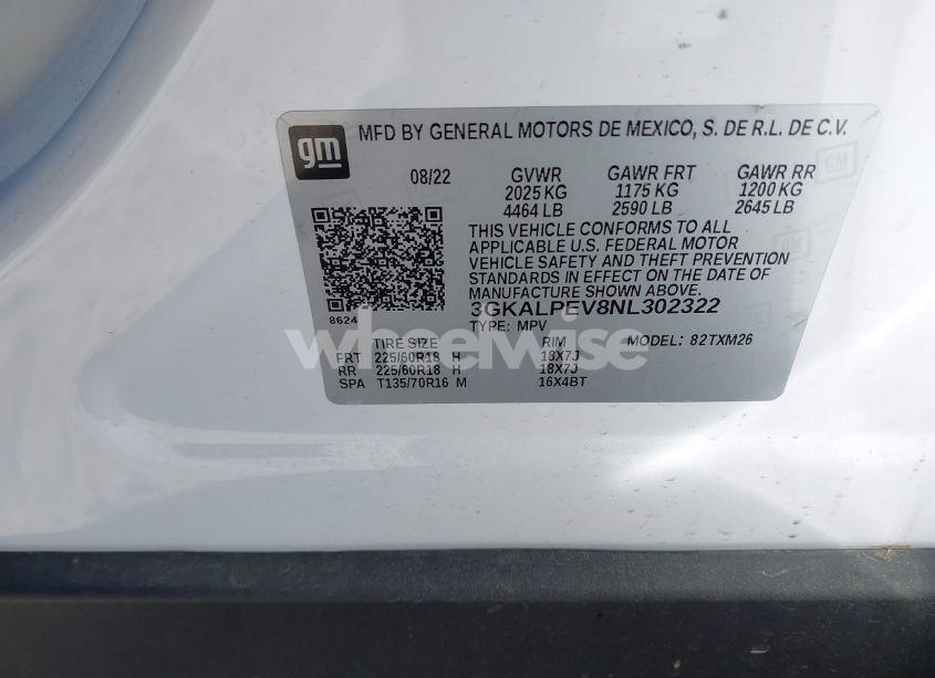Photo 9 of 2022 Gmc Terrain FWD SLT (VIN 3GKALPEV8NL302322)