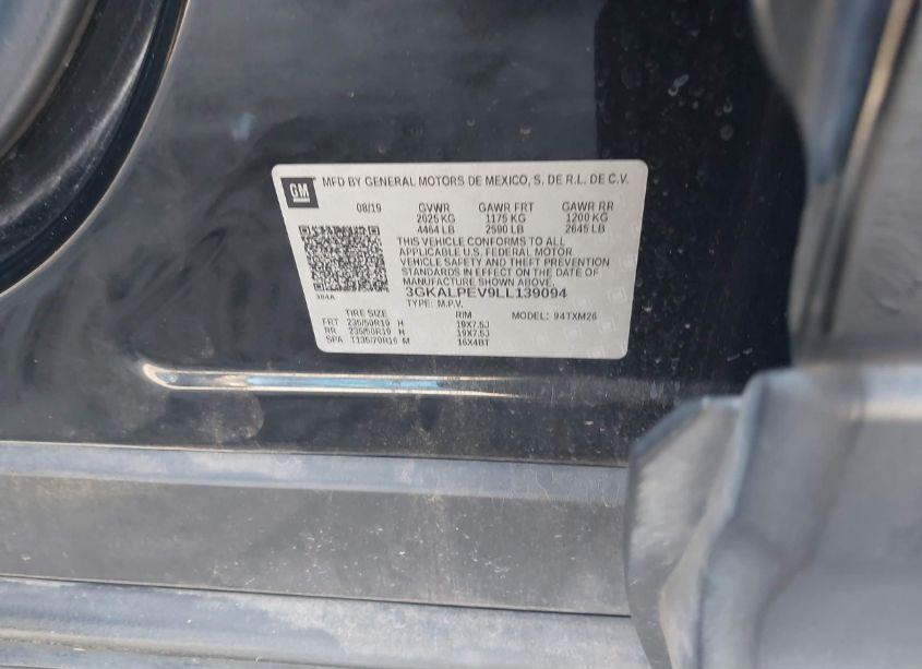 Photo 9 of 2020 Gmc Terrain FWD SLT (VIN 3GKALPEV9LL139094)