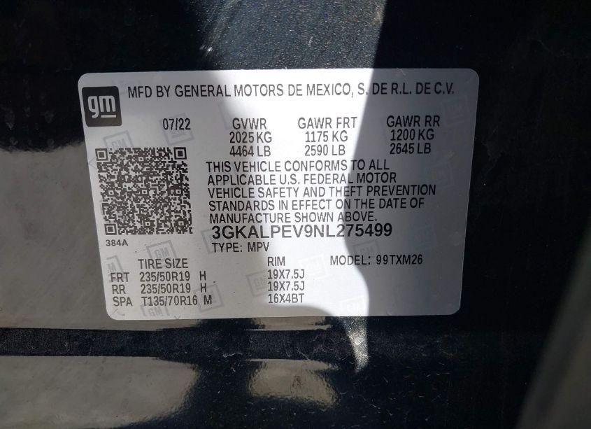 Photo 9 of 2022 Gmc Terrain FWD SLT (VIN 3GKALPEV9NL275499)