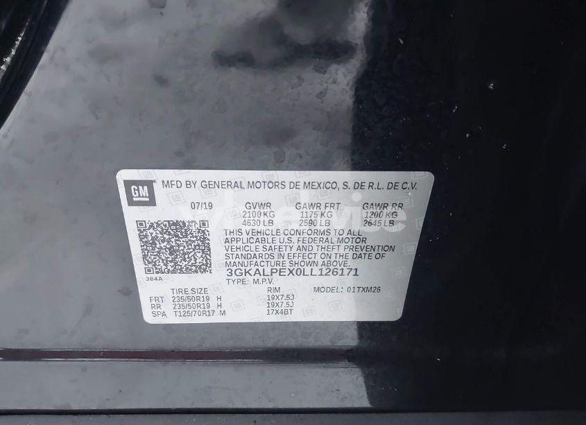 Photo 9 of 2020 Gmc Terrain FWD SLT (VIN 3GKALPEX0LL126171)