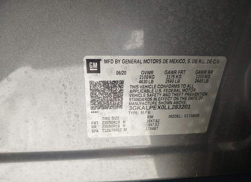 Photo 9 of 2020 Gmc Terrain FWD SLT (VIN 3GKALPEX0LL283201)