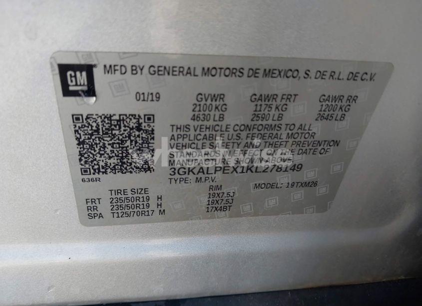 Photo 9 of 2019 Gmc Terrain SLT (VIN 3GKALPEX1KL278149)