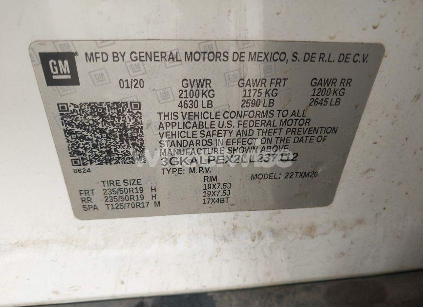 Photo 9 of 2020 Gmc Terrain FWD SLT (VIN 3GKALPEX2LL237112)