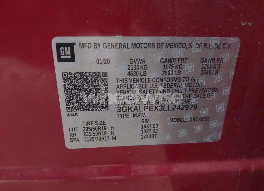 Photo 9 of 2020 Gmc Terrain FWD SLT (VIN 3GKALPEX3LL242979)