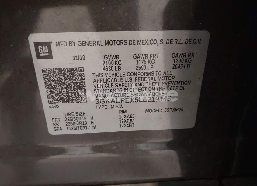 Photo 9 of 2020 Gmc Terrain FWD SLT (VIN 3GKALPEX5LL219445)