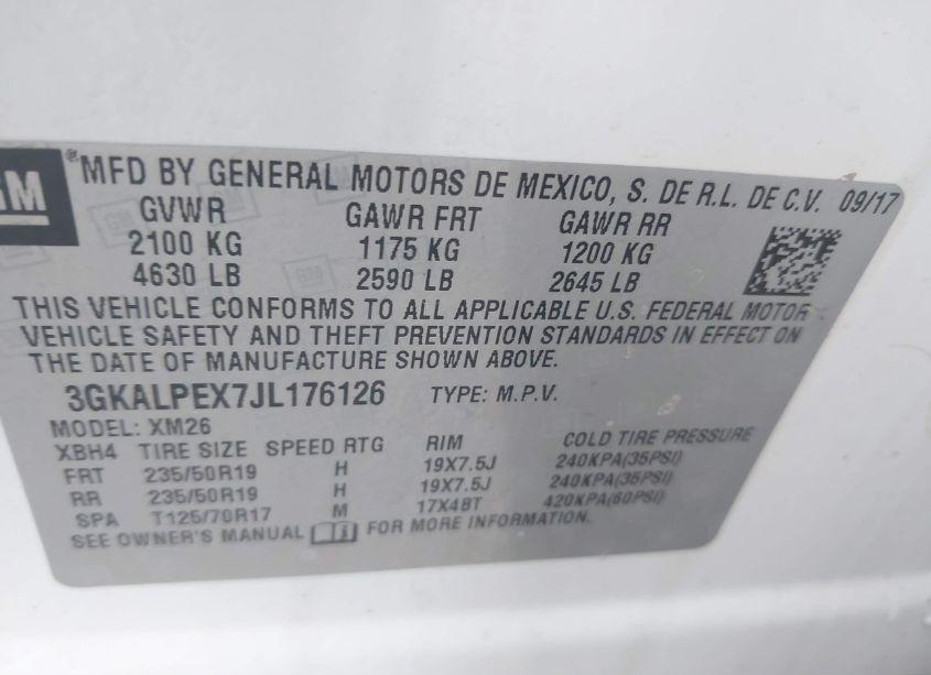 Photo 9 of 2018 Gmc Terrain SLT (VIN 3GKALPEX7JL176126)