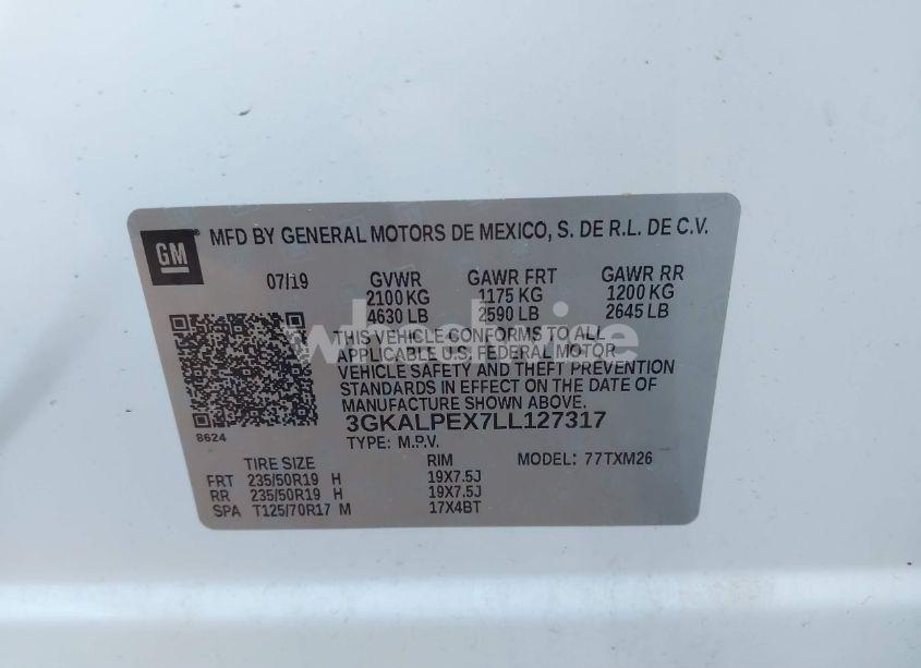 Photo 9 of 2020 Gmc Terrain FWD SLT (VIN 3GKALPEX7LL127317)