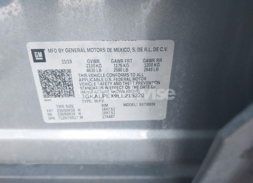 Photo 9 of 2020 Gmc Terrain FWD SLT (VIN 3GKALPEX9LL215320)
