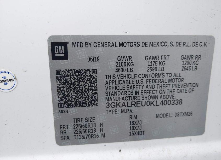 Photo 9 of 2019 Gmc Terrain SLT DIESEL (VIN 3GKALREU0KL400338)